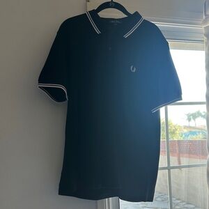 Fred Perry Polo Shirt with White Accents